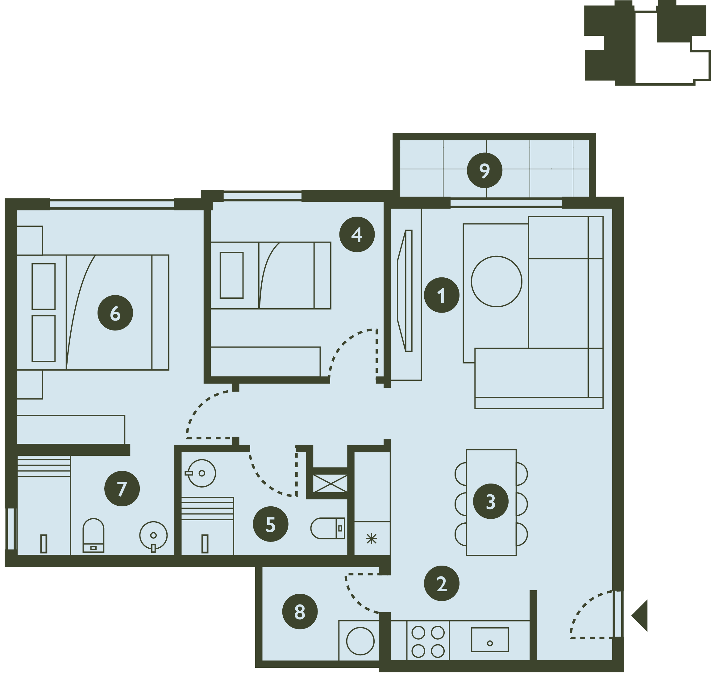 Two bedroom Type 01